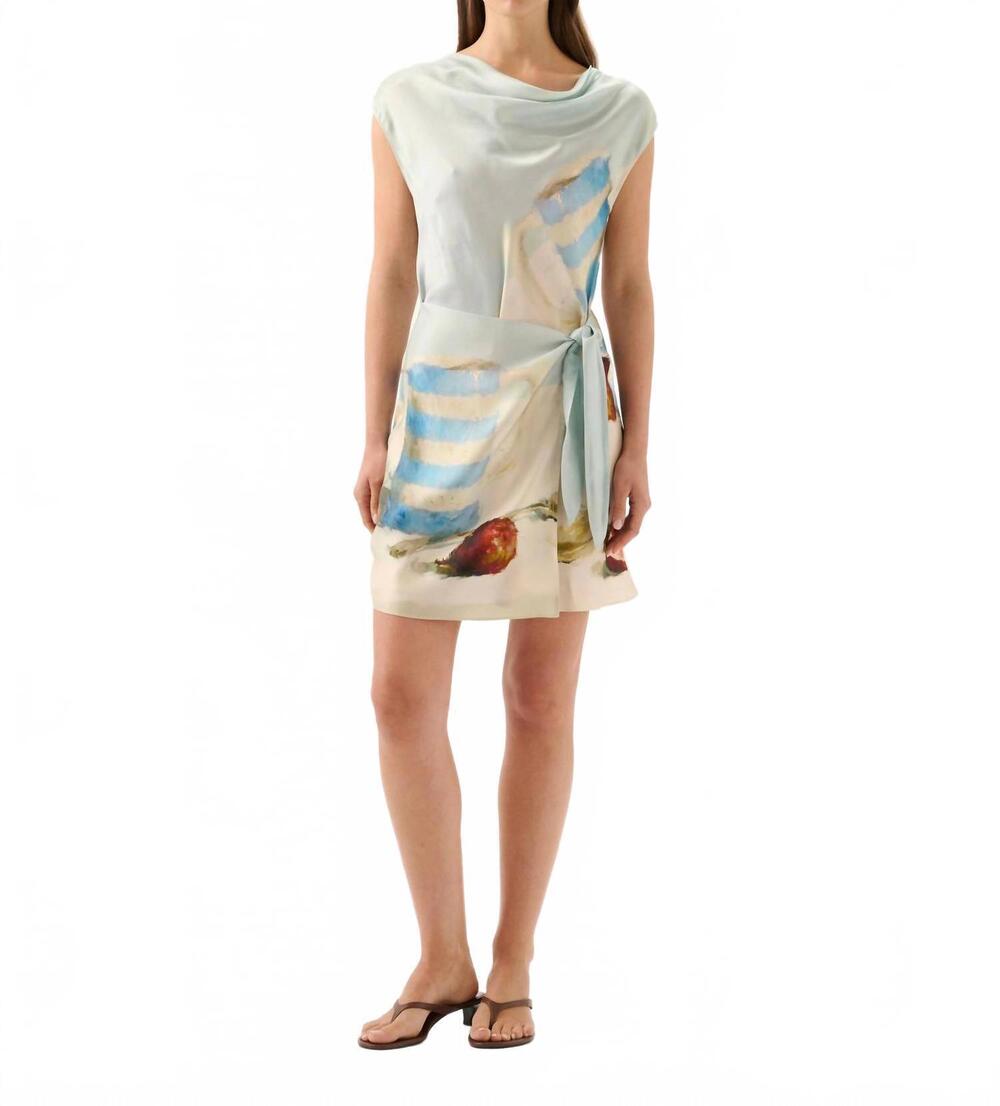 NEW ROAME women's alfresco remy mini dress in beige